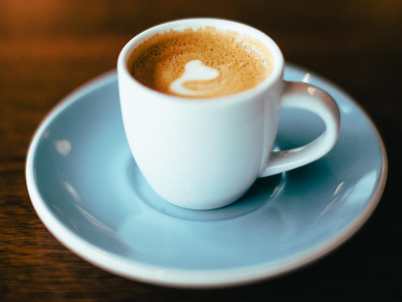 A cup of macchiato